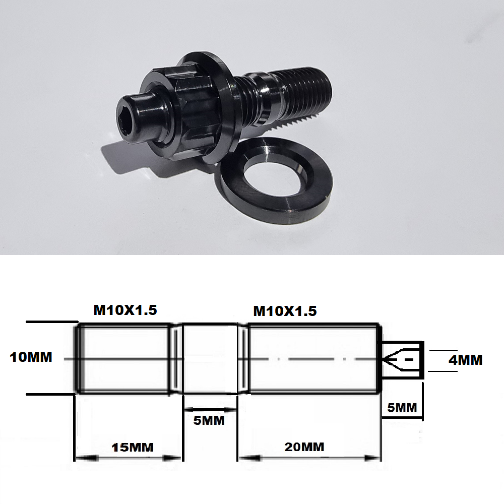 M10X1.5 STEALTH STUD SET 12 PT